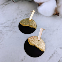 Charger l&#39;image dans la galerie, Boucles d&#39;oreilles &quot;Ninon&quot; Noir