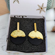 Charger l&#39;image dans la galerie, Boucles d&#39;oreilles &quot;Ninon&quot; Noir