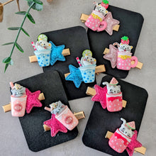 Charger l&#39;image dans la galerie, Barrettes x2 &quot;Chat&quot;