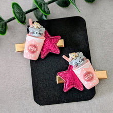 Charger l&#39;image dans la galerie, Barrettes x2 &quot;Chat&quot;