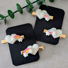 Charger l'image dans la galerie, Barrettes x2 "Arc en ciel"