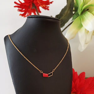 Collier "Sia" Rouge