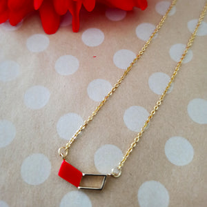 Collier "Sia" Rouge
