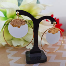 Charger l&#39;image dans la galerie, Boucles d&#39;oreilles &quot;Capucine&quot;