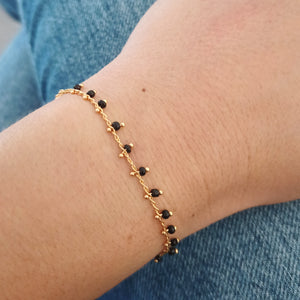 Bracelet "Alix" Noir